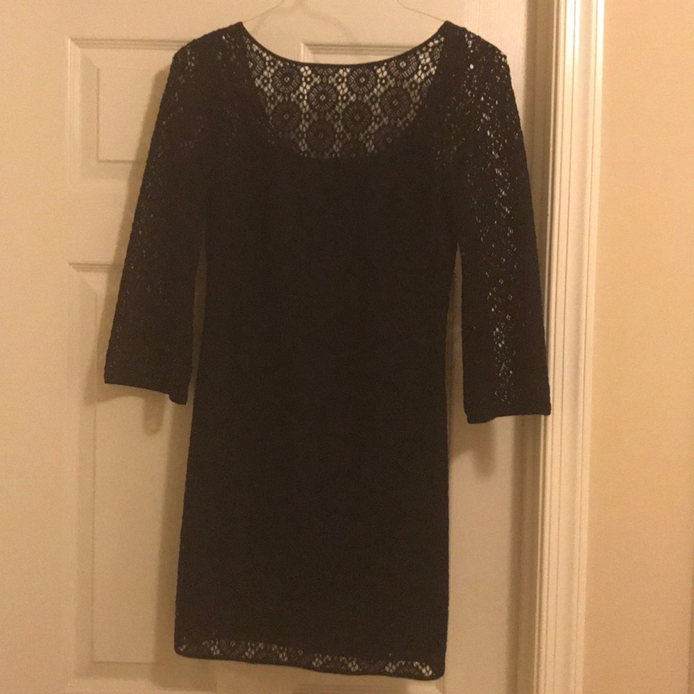Black Lilly Pulitzer Crochet Dress!!!